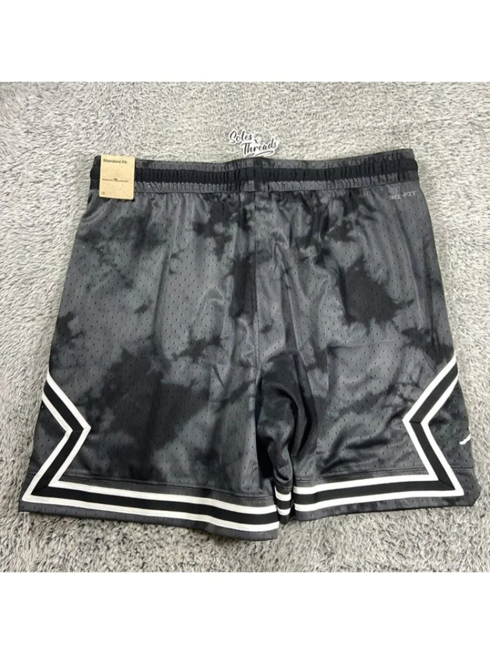 Nike Jordan Dri-FIT Breakfast Club Diamond AOP Shorts Size 2XL Men DZ0561-022
